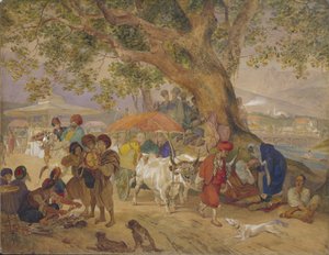 Sweet Water Springs near Constantinople by Karl Pavlovich Bryullov