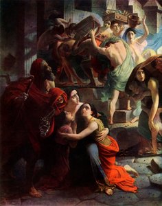 The Last Day of Pompeii (detail) by Karl Pavlovich Bryullov