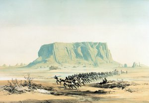 View of Mount Barkal by Karl Richard Lepsius