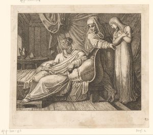 Sarah Introduces Hagar to Abraham (series title: Ideas) by Karl Russ