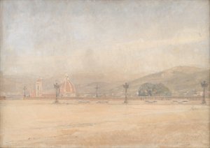 Piazzale Michelangelo near Florence by Karl Schou