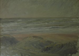 View from the Dunes over the North Sea