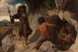 Temptation of Saint Anthony by Karl Schönbrunner