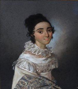 Portrait of Yekaterina Emmanuilovna Abamelik-Lazareva, née Manuk-Bey, 1820