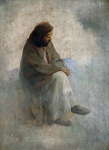 Self-portrait as Christ by Karl Wilhelm Diefenbach