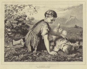 A Summer Idly by Karl Wilhelm Friedrich Bauerle
