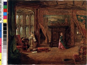 The interior scene