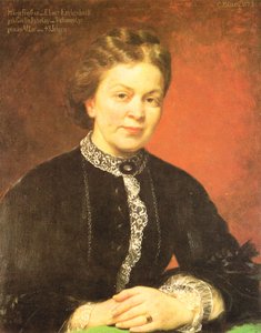 Marie Freifrau von Ebner-Eschenbach by Karl von Blaas