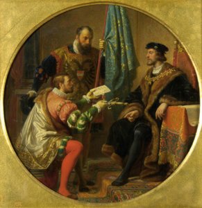 Emperor Charles V and King Francis I at Pavia 1525