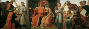 Leopold the Glorious as Patron of the Arts and Sciences by Karl von Blaas