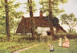 A Surrey Cottage by Kate (after) Greenaway