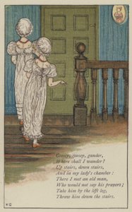 Goosey, goosey, gander by Kate (after) Greenaway