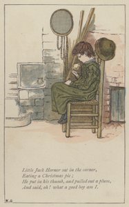 Little Jack Horner sat in the corner by Kate (after) Greenaway
