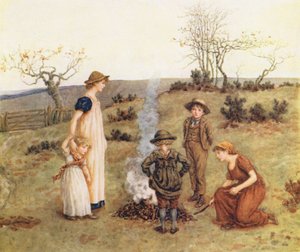 The Stick Fire by Kate (after) Greenaway