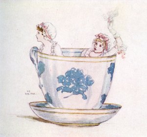 A calm in a tea-cup by Kate Greenaway