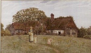 Gathering Spring Flowers