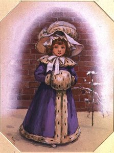 Girl with a muff