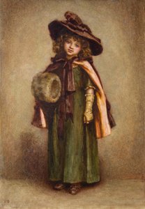 Little Girl with Muff by Kate Greenaway