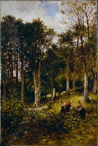 Landscape (Four Figures in a Wood) by Kate S. Brodie