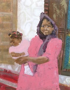 Pretty Baby, Stonetown, Zanzibar by Kate Yates