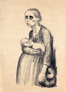 Poster Against Paragraph 218 by Käthe Kollwitz