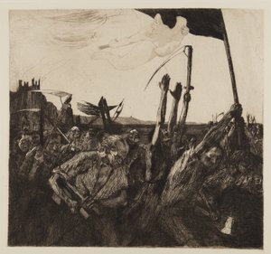 Uprising, 1899 by Käthe Kollwitz