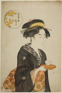 The Waitress Okita of the Naniwaya by Katsukawa Shuncho