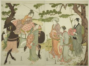Travelers on the Tokaido