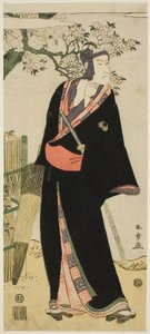 Actor Ichikawa Komazō II as Sukeroku