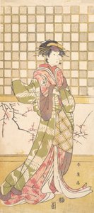 An Actor of the Iwai Clan as a Woman, ca. 1795 by Katsukawa Shun