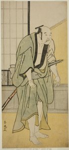 The Actor Asao Tamejuro I as Drunken Gotobei in the Play Yoshitsune Koshigoe Jo, Performed at the Ichimura Theater in the Ninth Month, 1790