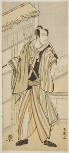 The Actor Ichikawa Ebizo (Danjuro V) as Banzui Chobei in the Play Gozen-gakari Sumo Soga, Performed at the Kawarazaki Theater in the Second Month, 1793 by Katsukawa Shun
