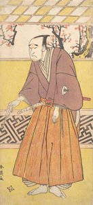 The Actor Onoye Matsusuke I, as a Man Holding a Closed Fan in His Right Hand, ca. 1780 by Katsukawa Shun
