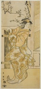 The Actor Segawa Kikunojo III as Female Fox Disguised as Omiki in the Play Komachi-mura Shibai no Shogatsu, Performed at the Nakamura Theater in November 1789