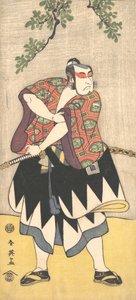 The Second Ichikawa Monnosuke as a Man Dressed in a Kimono