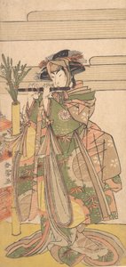 The Third Segawa Kikunojo as a Woman by Katsukawa Shunjo