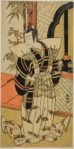 The Actor Ichikawa Danjuro V as Kajiwara Heiji in the Play Hiragana Seisuiki, Performed at the Morita Theater in the Third Month, 1776 by Katsukawa Shunkо̄