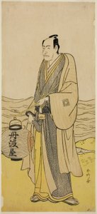 The Actor Ichikawa Danjuro V as Tambaya Suketaro in the Play On