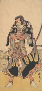 The Actor Ichikawa Danjuro V as a Warrior Near the Seashore by Katsukawa Shunko