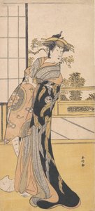 The Actor Segawa Kikunojo 3rd in a Female Role by Katsukawa Shunko