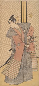 The Third Segawa Kikunojo in the Role of Oboshi Rikiya by Katsukawa Shunko
