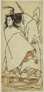 The Actor Onoe Matsusuke I as Ashikaga Takauji in the Play Kumoi no Hana Yoshino no Wakamusha, Performed at the Nakamura Theater in the Eleventh Month, 1786