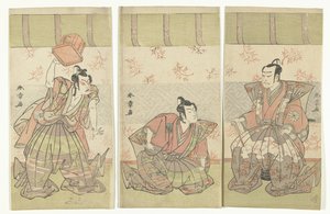 Actor Triptych by Katsukawa Shunsho