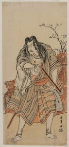 Nakajima Kanzaemon as a Lord Disguised as a Hunter with a Rifle by Katsukawa Shunsho