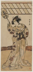 Segawa Kikunojo II as the Referee of a Wrestling Match by Katsukawa Shunsho