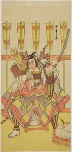 The Actor Ichikawa Danjuro V as Yanone Goro in the Play Kuruwa-gayoi Komachi Soga, Performed at the Nakamura Theater in the Fifth Month, 1781 by Katsukawa Shunsho