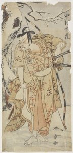The Actor Nakamura Ju_zo_ in a Samurai Role