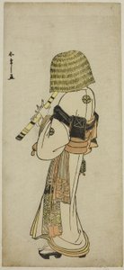 The Actor Nakamura Nakazo I as Kakogawa Honzo in Komuso Attire in the Play Kanadehon Chushingura, c.1783 by Katsukawa Shunsho