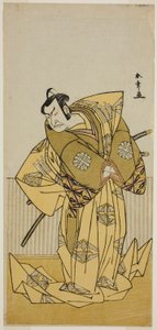 The Actor Nakamura Nakazo I as Kudo Sukestune in the Play Kokimazete Takao Soga, Performed at the Ichimura Theater in the Second Month, 1778 by Katsukawa Shunsho