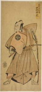 The Actor Nakamura Nakazo I as Osada no Taro in the Play Ima o Sakari Suehiro Genji, Performed at the Nakamura Theater in the Eleventh Month, 1768 by Katsukawa Shunsho